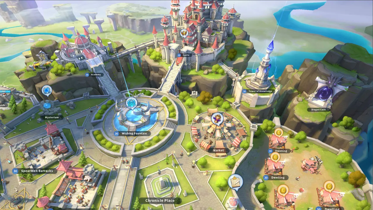 Infinity Kingdom gameplay screenshot of dragon battle strategy